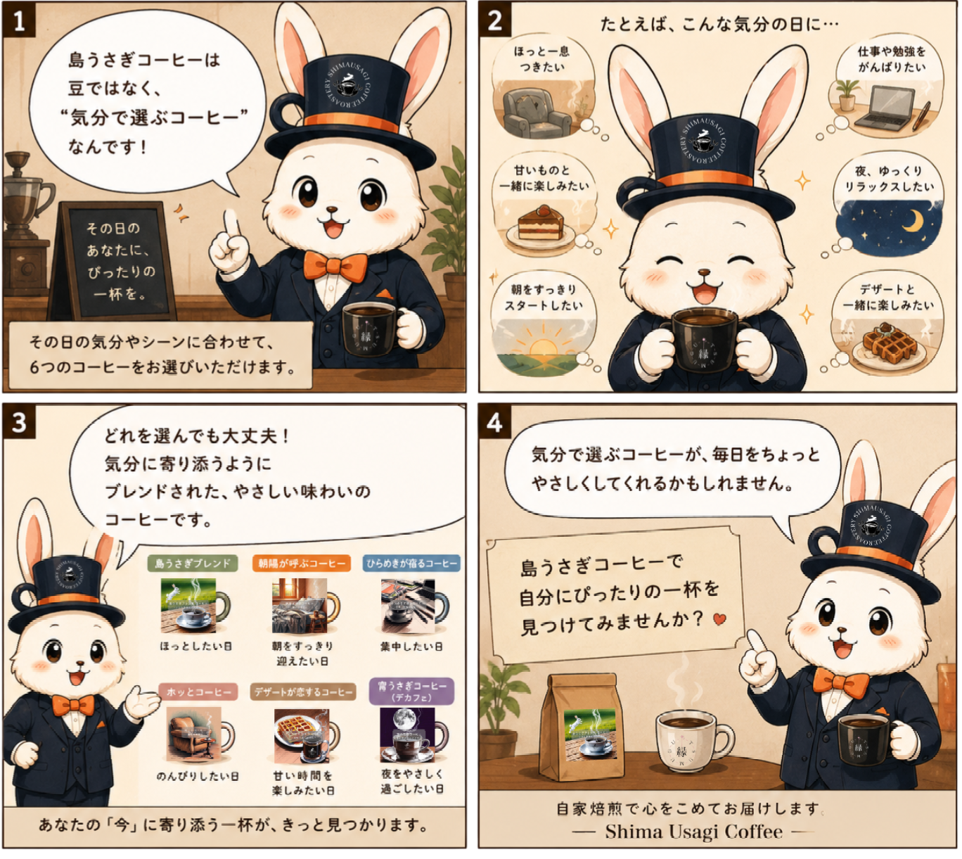島うさぎコーヒーの事業紹介